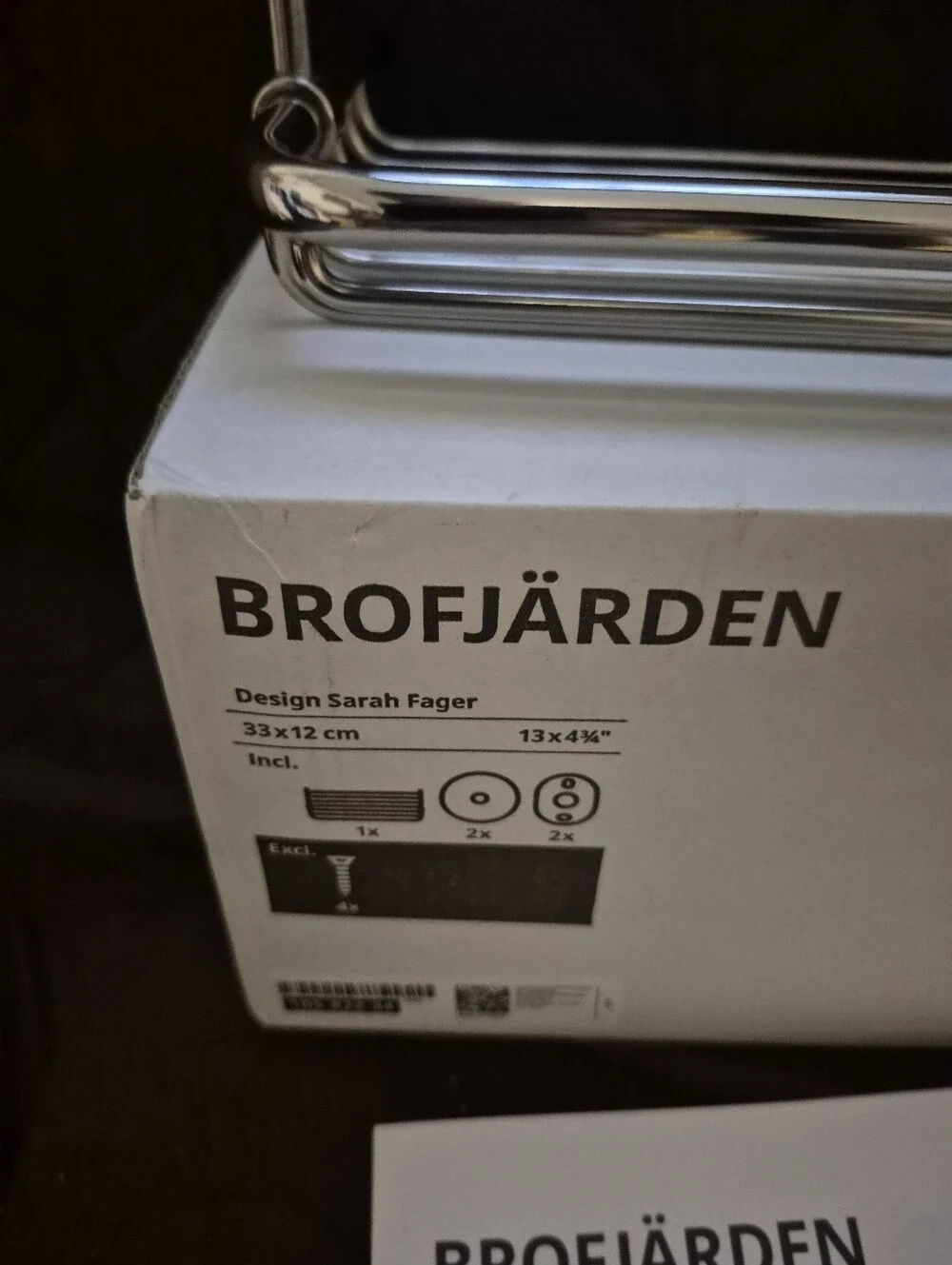 IKEA BROFJARDEN shower caddy Open Box